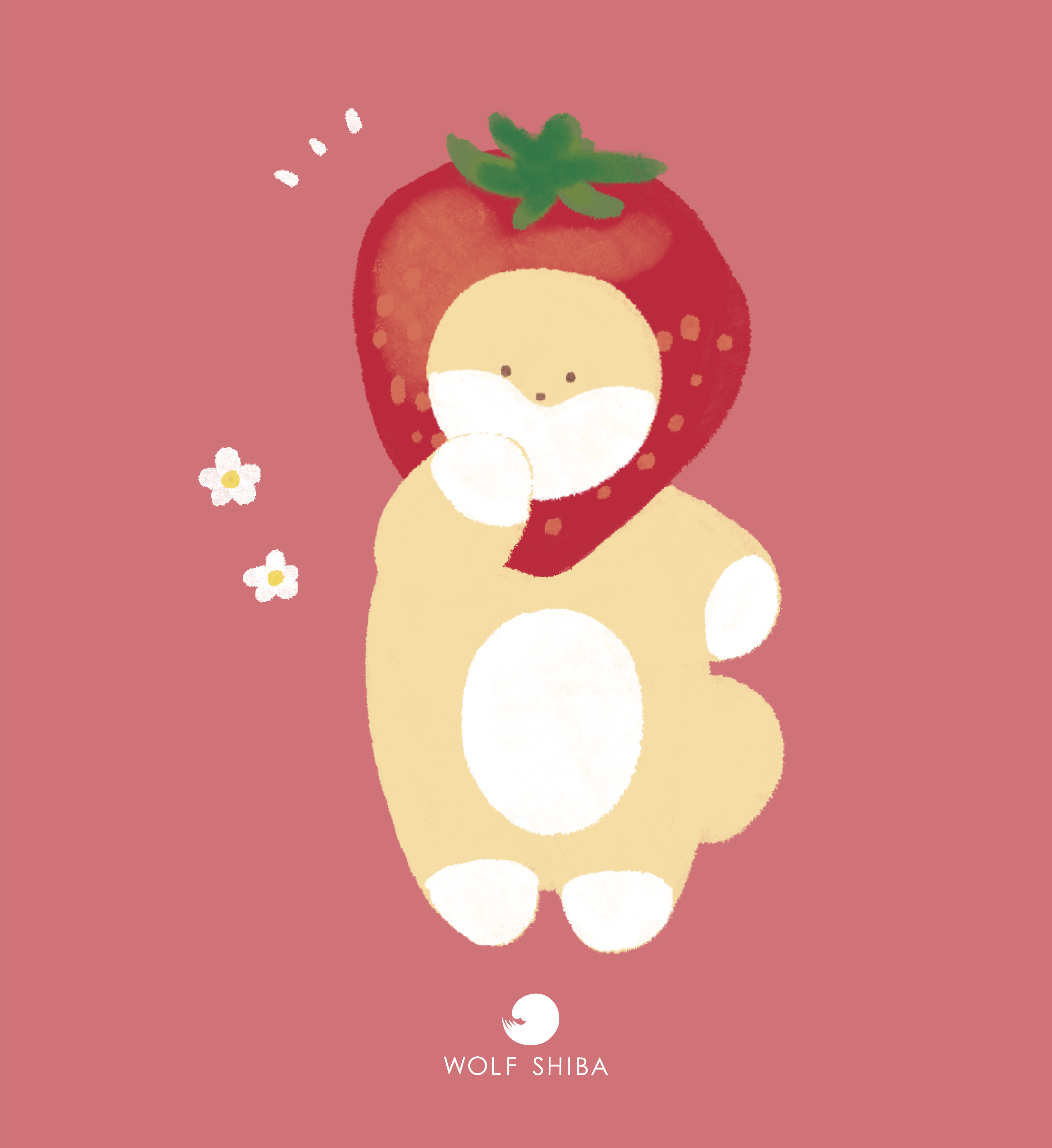 あけおめ ツイッター700フォロワー記念 スマホ壁紙プレゼント Wolf Shiba ウルフシバ